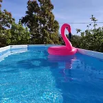 Casa Azul-tiny House With Fantastic View, Big Outdoor Space And Pool Vakantiehuis *