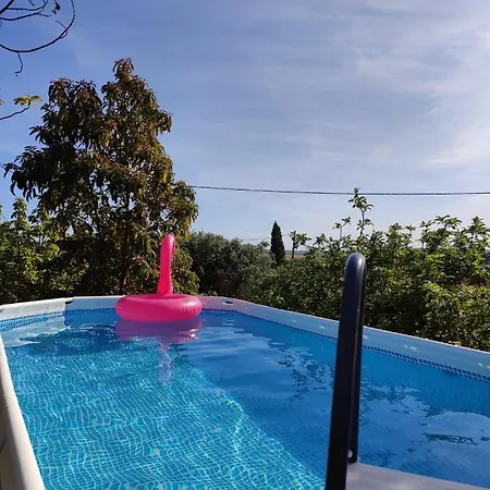 Casa Azul-tiny House With Fantastic View, Big Outdoor Space And Pool *